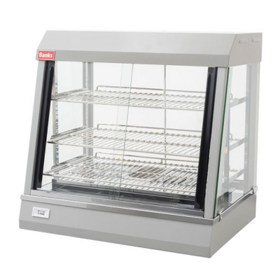 Banks Hot Display, Counter Top GN1/1 x 4 Shelves