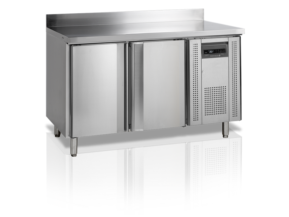 Stainless Steel Two Door Refrigerated Meat Counter GN 1/1