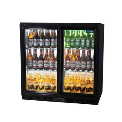 Unifrost Double Sliding Door Bar Cooler