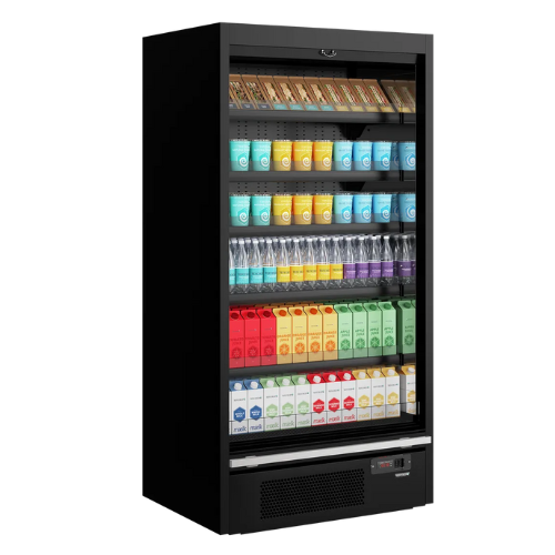 Dairy Display Cabinet, Black