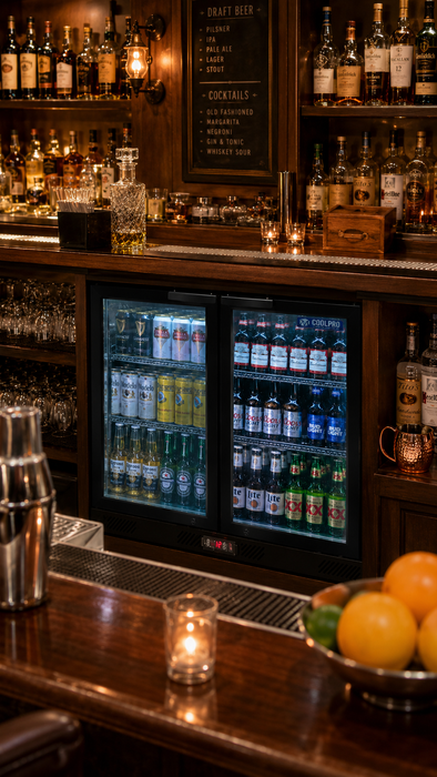 CoolPro Double Hinged Door  Undercounter Bottle Cooler