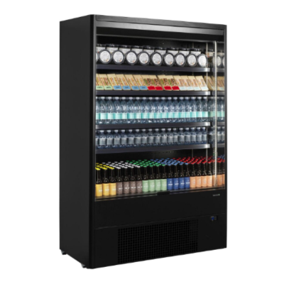 Dairy Cabinet, Black Multideck, 1335 x 640 x H1985mm